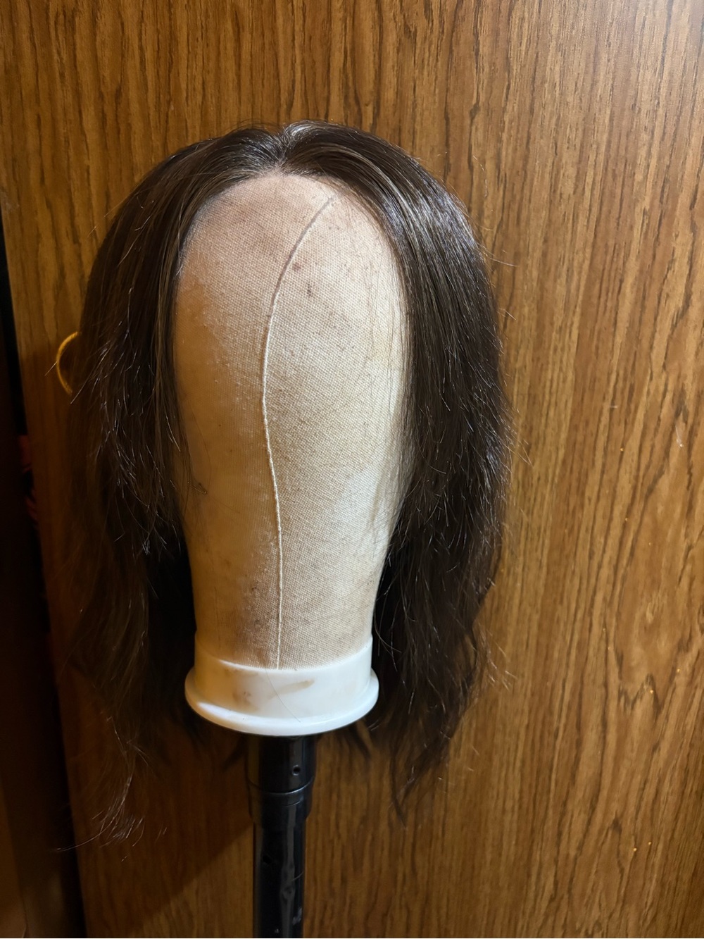 Natural Straight Brown Women's Wig - Unbranded